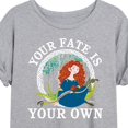 thumbnail image 3 of Disney Brave - Merida Your Fate Is Your Own - Women's Oversized T-Shirt, 3 of 5