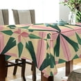 thumbnail image 5 of Yayeee Tablecloths 54" x 54" Rectangle Wrinkle Resistant Party Table Cover, Pink Symmetrical Stars, 5 of 8