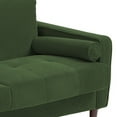thumbnail image 5 of UIXE 62'' Loveseat Sofa for Living Room Indoor 2-seater Sofa Small Couch for Bedroom Office, Green, 5 of 5