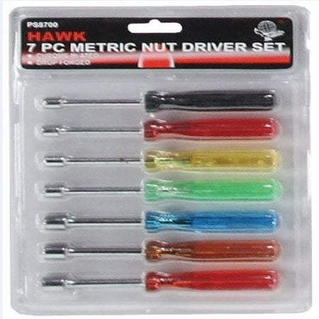 Insulated Metric Nut Driver - 7 Piece Metric Nut Driver Set (ToolUSA: PS-58700)