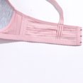 thumbnail image 6 of Penkiiy Women Bras Woman's Embroidered Glossy Comfortable Breathable Bra Underwear No Rims Pink Bras, 6 of 7