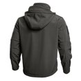 thumbnail image 4 of Hsovts Men Tactical Military Softshell Jackets Hooded Fleece Lined Waterproof Windproof Coat Outdoor Hiking Winter Fall Apparel Gray XXL, 4 of 6