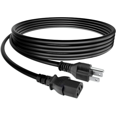 Zhazpor AC Power Cord Cable Compatible with Dell UltraSharp U2720Q U2722D U2410F U2711b LED Monitor