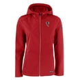 thumbnail image 2 of Women's Cutter & Buck Red Atlanta Falcons Evoke Eco Softshell Recycled Full-Zip Hooded Jacket, 2 of 3