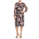 thumbnail image 1 of Vestido con volante Floral Vince Camuto para mujer multicolor 1X, 1 of 1