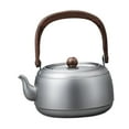 thumbnail image 3 of DOMELAY Camping Kettle Portable Drinkware Titanium Kettle for Outdoor Hiking Fishing 800ml gray, 3 of 9