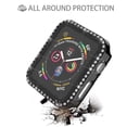 thumbnail image 4 of For Apple Watch Case with HD Tempered Glass Screen Protector for iWatch Series 3/2/1, Takfox Full Cover Bling Diamond Crystal Rhinestone Protective Case 42mm-Black, 4 of 7