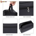 thumbnail image 6 of Spencer Waterproof Travel Toiletry Bag for Men & Women - Portable Shaving Dopp Kit Case Hanging Cosmetic Toiletry Pouch Organizer "Black", 6 of 8