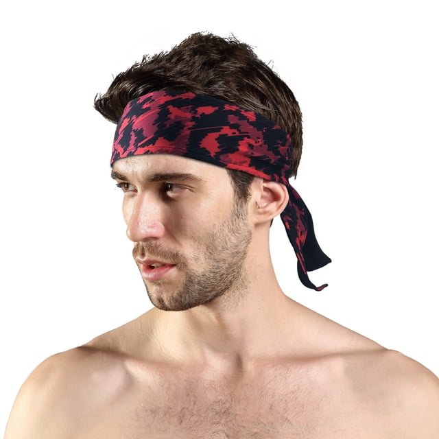 Hot6sl Ofertas de La Semana Banda Elástica para La Cabeza con Lazo/Banda Deportiva para El Sudor para Tenis, Baloncesto y Cabello