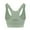 Green, variant on Xfvqtps Sports Bras for Women No Underwire Racerback Adjustable Straps Padded Elastic Comfortable Breathable Yoga Bra Blue