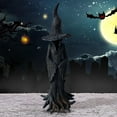 thumbnail image 4 of Desktop Ornament, Witch Decoration Bucket Tree Witch Statue Retro Witch Statue Used For Halloween Home Decoration Sculpture Halloween Decoration Hell Messenger Resin Statue, Home Decor, 4 of 7