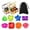 I9-A, variant on Diving Toys for Kids Colorful Acrylic Gemstones Pool Treasure Set with Pirate Chest Box Underwater Swim Pool Party Favors for Ages 3-10 Safe Non-Toxic,A