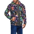 thumbnail image 2 of Naloa Colorful Animals Men’s Hoodies, Zip up Hoodie, Sweatshirts,Hoodies for Men Sizes S-3XL-X-Large, 2 of 5