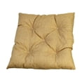 thumbnail image 2 of Cojín de lino para silla de comedor | Cojín suave y acolchado con base antideslizante | Cojín lavable para cocina, oficina, uso interior y exterior, 2 of 6