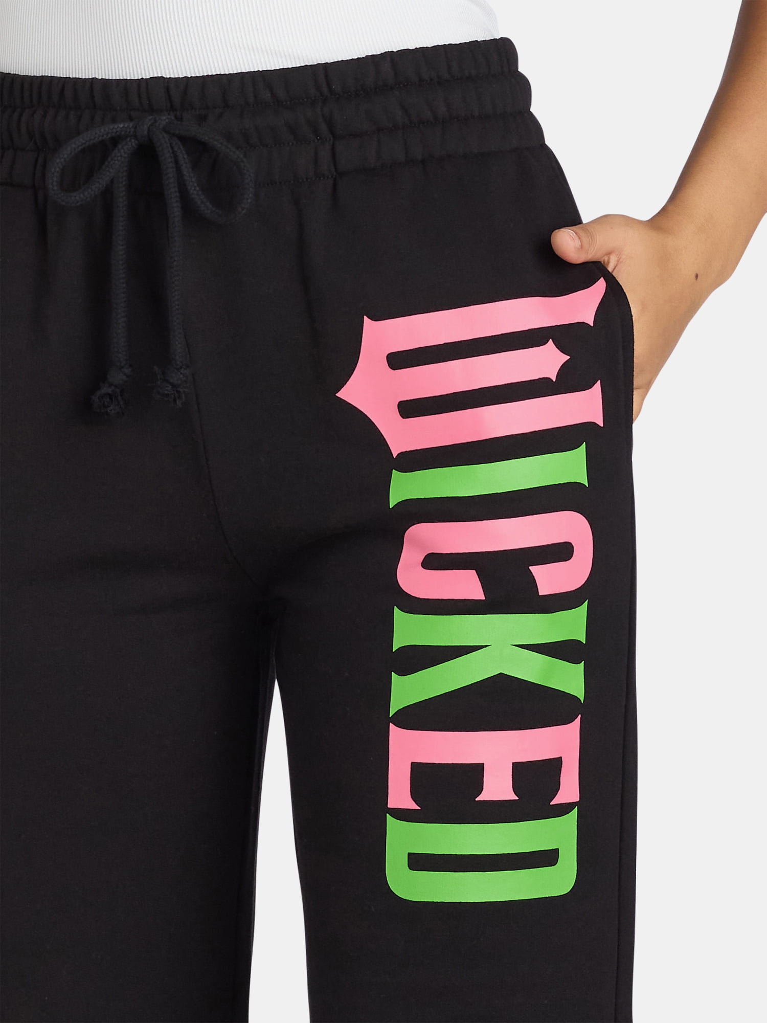 Wicked Women's Graphic Jogger Sweatpants, Sizes XXS-XXL