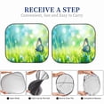 thumbnail image 6 of Sikiie green grass and butterfly Print Foldable Car Windshield Sun Visor, Car Window Sunshade Suitable for Sedan, SUV and Truck Car Accessories-Medium, 6 of 6