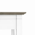 thumbnail image 4 of Bush Furniture Key West 48W Writing Desk in Pure White and Shiplap Gray, 4 of 6