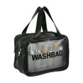 thumbnail image 4 of 1 Pc Women Convenient Large Makeup Bag for Vacation Camping Business Travel Black-L, 4 of 4