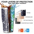 thumbnail image 7 of 30oz Dark Blue Sun Moon Cloud Pattern Tumblers Stainless Steel Tumbler with Lid and Straw,Vacuum Insulated Double Wall Travel Tumbler Cups Mug with Cleaning Brush for Coffee,Tea, 7 of 7