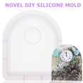 thumbnail image 2 of Masteelf  Unique Resin Molds Clock Shape Silicone Key Quartz Movement Replacement, 2 of 8