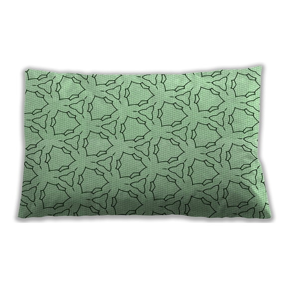 Ahgly Company Indoor Rectangular Contemporary Lumbar Throw Pillow, 13 inch by 19 inch