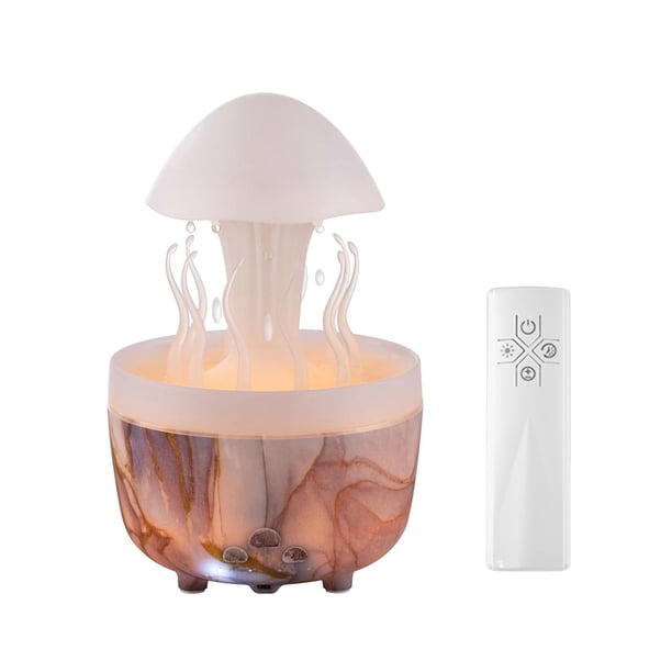 Humidificador Gloria pequeño de escritorio difusor de aceites esenciales 300 ml Patrón de mármol dorado