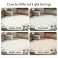 thumbnail image 7 of ODIKA Fuzzy Abstract Fluffy Swirl Festive Starburst Alfombra Para Sala for Queen Size Bedroom, Under Bed, Master Suite, Foldable Easy Care, 7 of 7