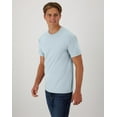 thumbnail image 4 of Hanes Unisex Garment Dyed Cotton T-Shirt Soothing Blue L, 4 of 6