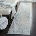 thumbnail image 3 of SAFAVIEH Tulum Cebrail Abstract Runner, 2' x 11', Ivory/Blue, 3 of 8