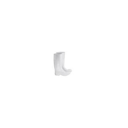 Bata Shoe Size 10 16'' White PVC Steel Toe Boots With Safety-Lok Sole