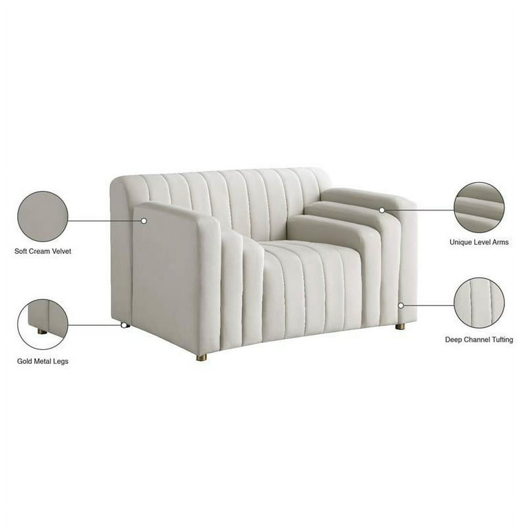 Meridian Furniture Naya Velvet Chair Meridian Furniture Naya Velvet Chair