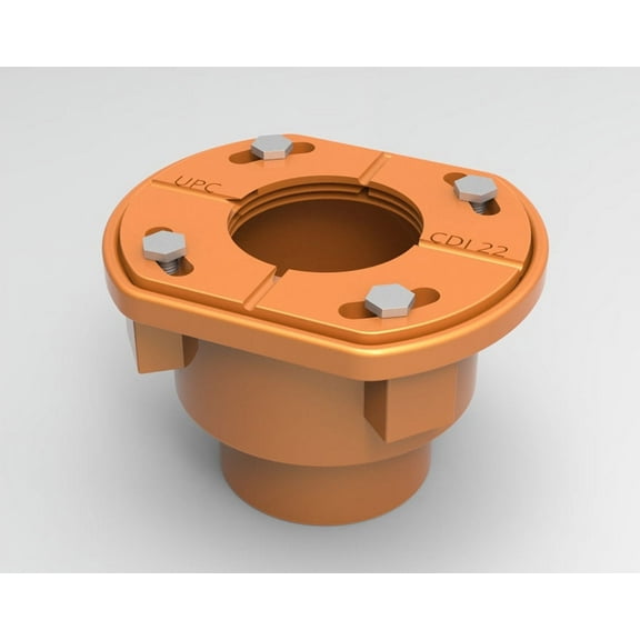 Infinity Drain Cdi 22 2" Throat Cast Iron Clamp Down Drain