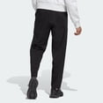 thumbnail image 2 of adidas Men's Essentials Stanford Open Hem Embroidered Small Logo Track Pants, Black, Small, 2 of 3