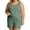 Green, variant on MEICHEN Lounge Set for Women Ruffled Edge Pajama Set Summer Lightweight Loose Tank Top Shorts Loungewear Plus Size Women's Essentials Fashion Sleepwear