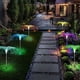 thumbnail image 5 of Luz solar led color medusa luz jardín césped luz decorativa al aire libre, 5 of 5