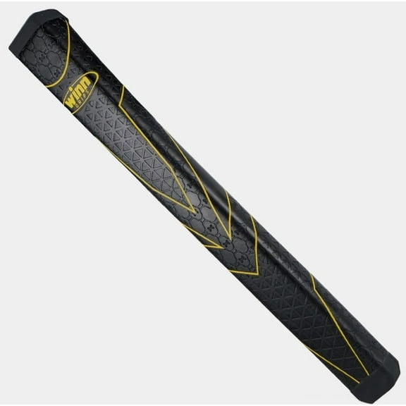 Winn Savior Pistol Lite Putter Grip (Standard, Black/Yellow, WSP-BY) NEW