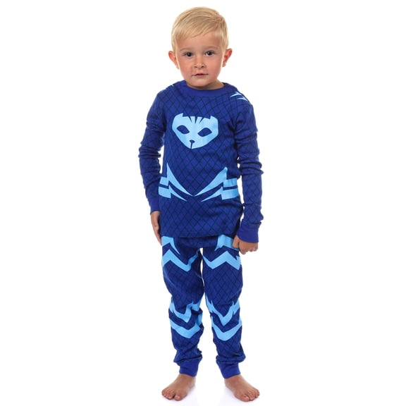 PJ Masks Toddler Girls' Boys' Catboy Character Costume Sleep Pajama Set