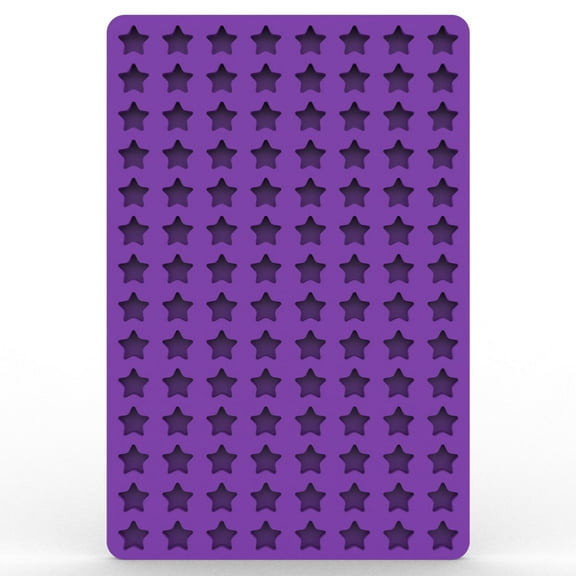 DIY Dog Treat Pan Silicone Mold 112-Cavity Mini Star Mold for Baking Ice Cube Chocolate Drops Dog Treats Pan Gummy Candy Cookie