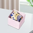 thumbnail image 5 of JilgTeok 3 Packs Space Saving Clothes Storage Bins Foldable Clothing Organizer for Dresser Drawers Tshirts Bedroom Closet Flat Pack Container 5.51x5.51x4.72in, 5 of 5