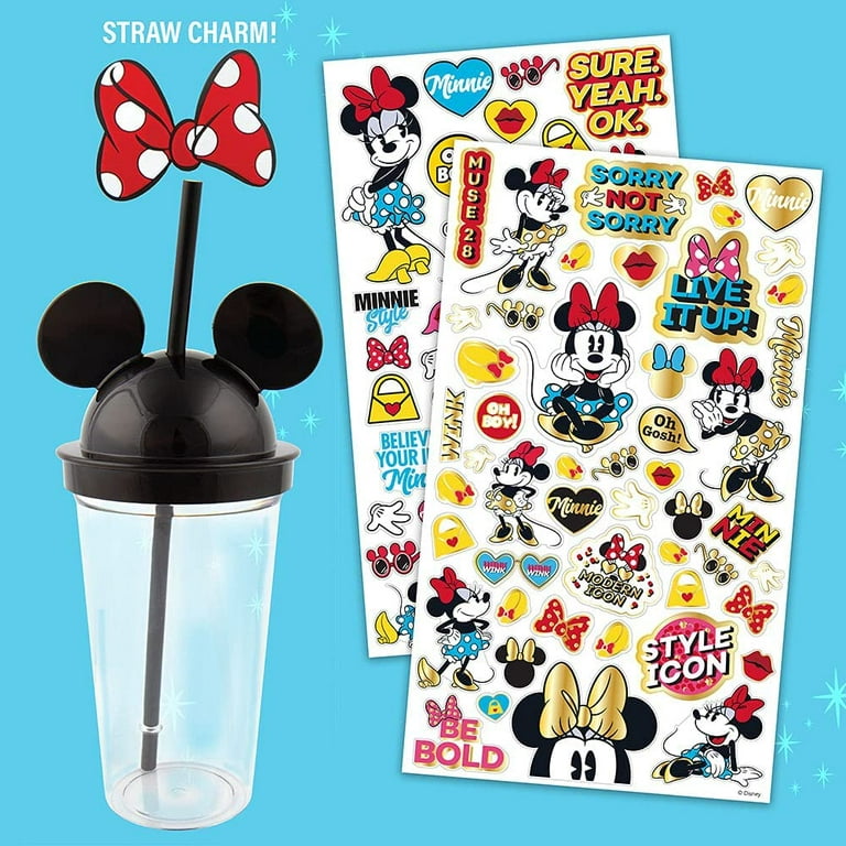 Personalized Mickey Mouse Minnie Mouse Tumbler With Straw 16 Oz
