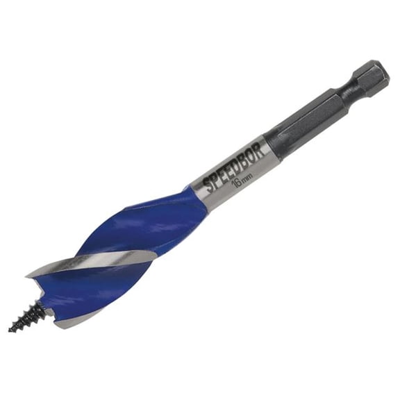 IRWIN - Blue Groove 6X Stubby Wood Bit 16 x 100mm