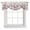 DarkSalmon, variant on Tie Up Valances for Windows, Pink Roses Floral Adjustable Valance Curtains Window Treatment for Living Room/Bedroom, Vintage Romance Botanical Flowers Rod Pocket Kitchen Curtains & Drapes 42x18 Inch