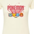 thumbnail image 3 of Pokémon - Retro Pokémon - Juniors Fitted Graphic T-Shirt, 3 of 5