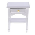 thumbnail image 1 of kusrkot 1/12 Dollhouse Miniature Furniture Bedside Table Drawer Reading Desk Model Room, 1 of 8