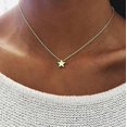 thumbnail image 3 of Bijoux Simple Tendance Collier de Rue pour Femmes Collier Clavicule Cœur en Cuivre Pêche Amour, 3 of 4