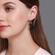 thumbnail image 5 of Pendientes de luna, pendientes sencillos y de moda, 5 of 5