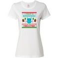 thumbnail image 3 of Inktastic I Want a Hippopotamus for Christmas Pixelated Ugly Sweater Women's T-Shirt, 3 of 5
