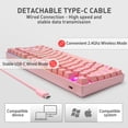 thumbnail image 6 of E-YOOSO RGB Wireless Mechanical Keyboard-2.4G/USB Wired Dual Modes-Brown Switches, 6 of 13