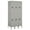 Grey, variant on Salsbury 12 in. x 5 ft. x 12 in. 3 Wide Double Tier Standard Metal Locker - Gray - Unassembled