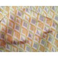 thumbnail image 4 of oneOone Silk Tabby Fabric Diamond Geometric Printed Fabric 1 Yard 42 Inch Wide, 4 of 4